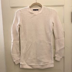 Rag and Bone Jean White Crew Knit Sweater XS